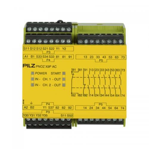 PILZ 777606 monitoring of E-STOP