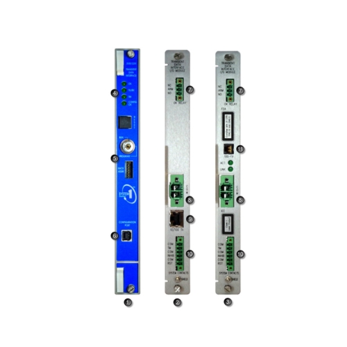 Comment sélectionner les bonnes cartes avant et arrière pour le module d'interface de données transitoires 3500/22M ?