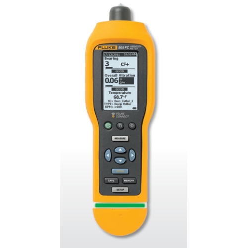 Comment vérifier l'état de la machine ? Vibromètre Fluke 805 FC